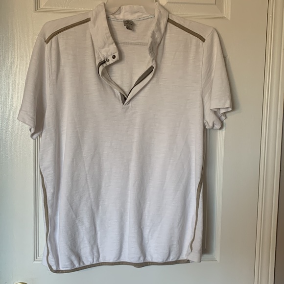 Tristan White Cotton Shirt - Picture 2 of 5